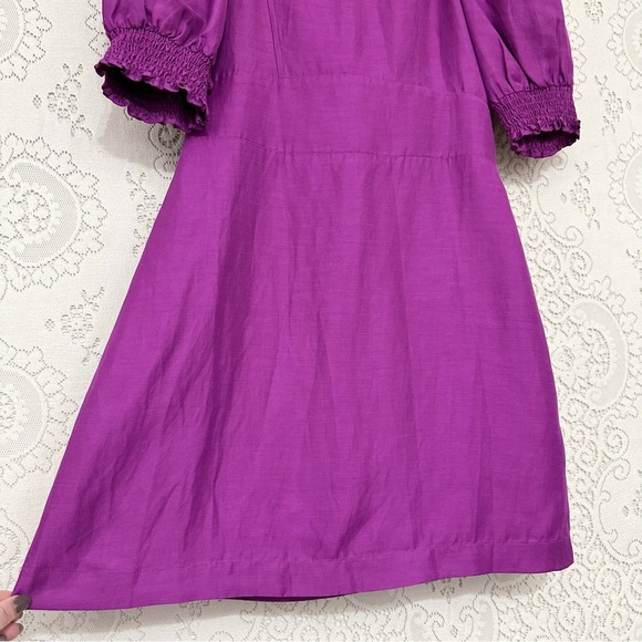 ba&sh Robe Palaia Dress in Violet - Picture 6 of 16